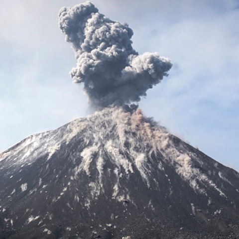 Ηφαίστειο στην Ινδονησία