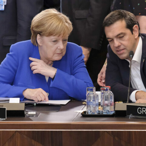 Άνγκελα Μέρκελ - Αλέξης Τσίπρας 