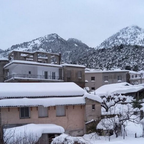 Χιόνια στην Εύυβοια