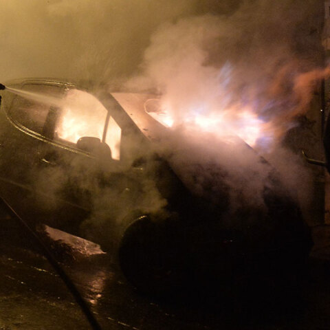 Αυτοκίνητο στις φλόγες