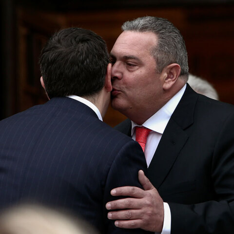 Πάνος Καμμένος και Αλέξης Τσίπρας