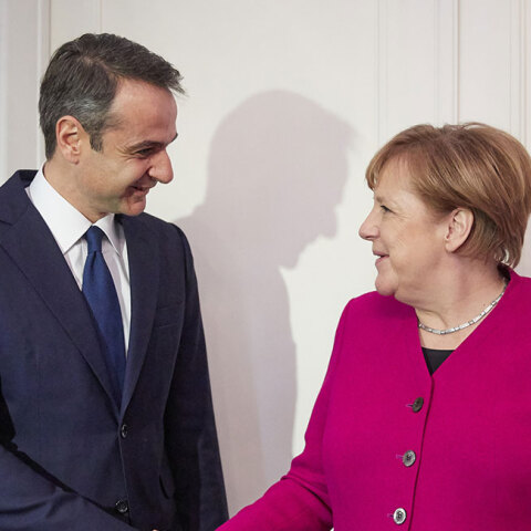 mitsotakis-merkel