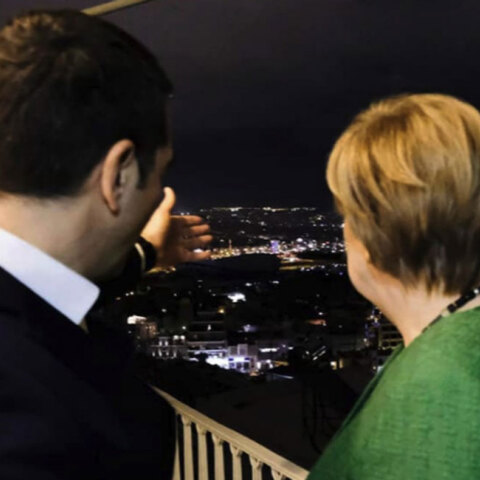 Αλέξης Τσίπρας - Άνγκελα Μέρκελ στην Καστέλα