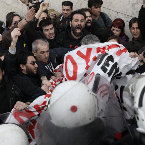 Διαμαρτυρία εκπαιδευτικών στην Αθήνα 