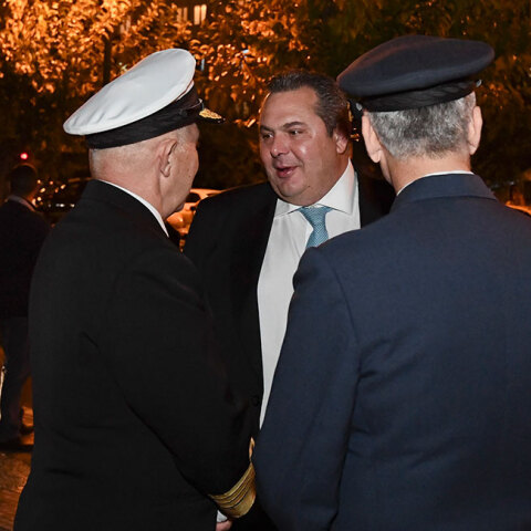 Πάνος Καμμένος και Ευάγγελος Αποστολάκης