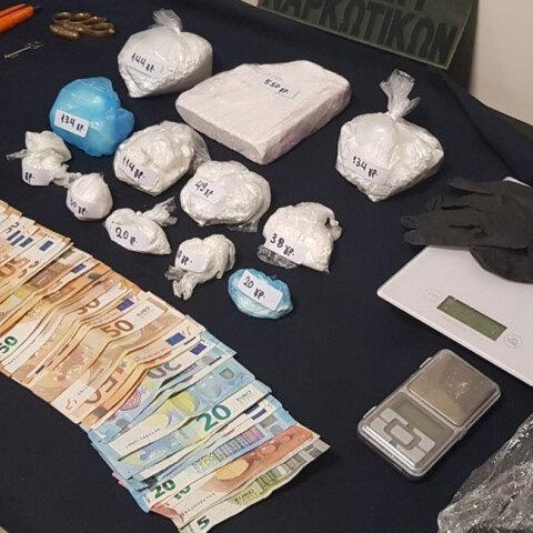 Συλλήψεις για κοκαΐνη στην Κρήτη