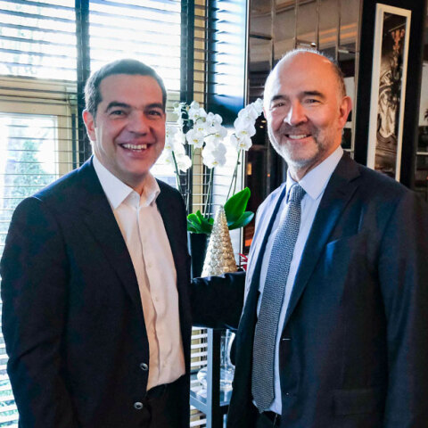 Αλέξης Τσίπρας / Πιερ Μοσκοβισι 