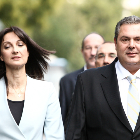 Έλενα Κουντουρά, Πάνος Καμμένος