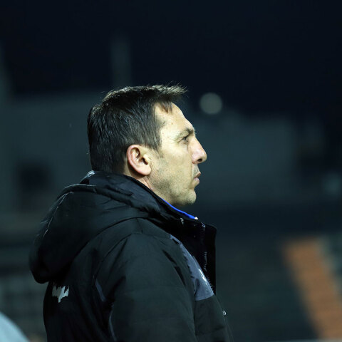 Προπονητής του ΟΦΗ Νίκος Παπαδόπουλος 