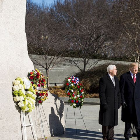 Ντόναλντ Τραμπ και Μάικ Πενς 