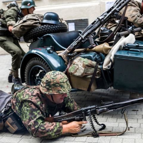 Αναπαράσταση μάχης του Β' Παγκοσμίου Πολέμου