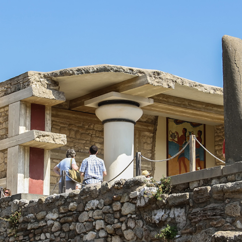 Ο αρχαιολογικός χώρος της Κνωσού