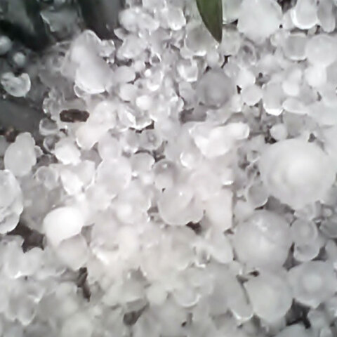 Χαλάζι στη Ζάκυνθο