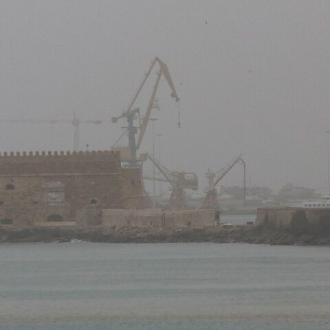 Αφρικανική σκόνη στο Ηράκλειο Κρήτης