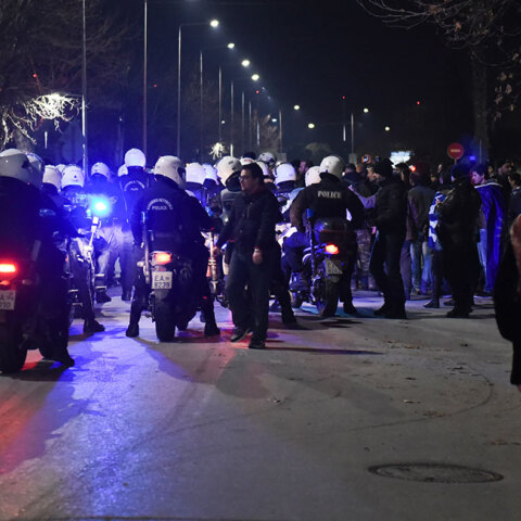 Επεισόδια έξω από το Μέγαρο Μουσικής Θεσσαλονίκης