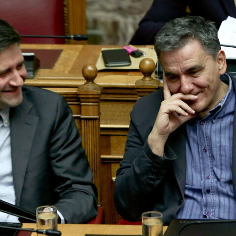 Ευκλείδης Τσακαλώτος, Γιώργος Χουλιαράκης 