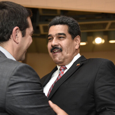 Αλέξης Τσίπρας και Νικολάς Μαδούρο