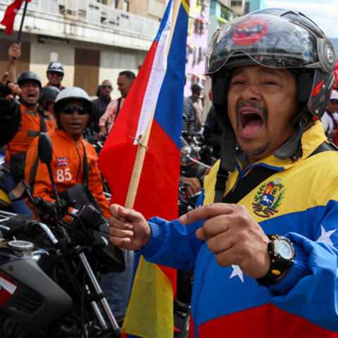 Υποστηρικτές του Μαδούρο στο Καράκας