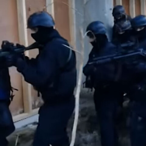 Αναπαράσταση της απελευθέρωσης του Μιχάλη Λεμπιδάκης