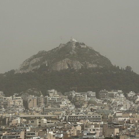 Αθήνα, αφρικανική σκόνη