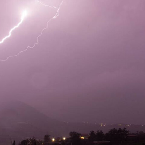Κεραυνοί στην Κρήτη 
