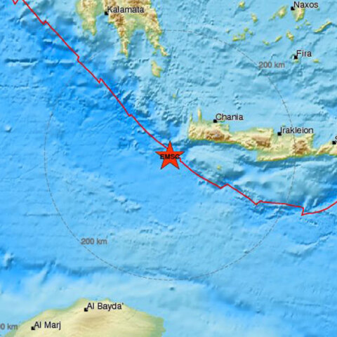 Το επίκεντρο του σεισμού