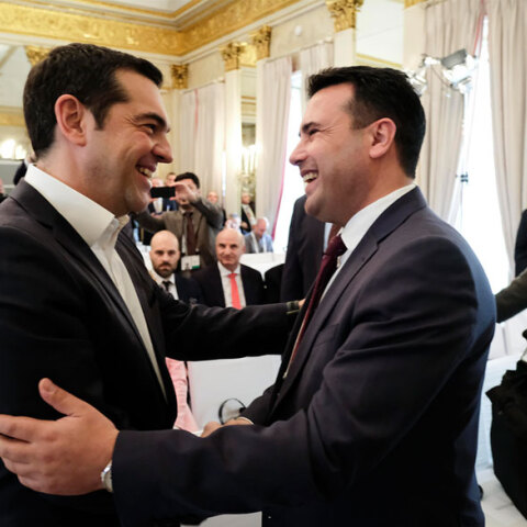 Αλέξης Τσίπρας και Ζόραν Ζάεφ