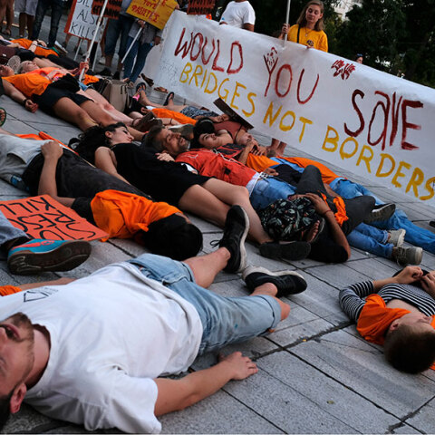 Διαμαρτυρία μεταναστών στο Σύνταγμα  