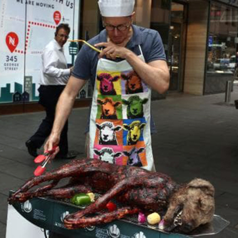 Διαμαρτυρία της Peta 