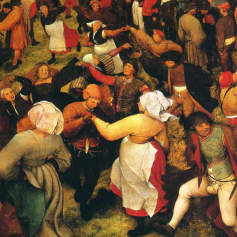 Πίτερ Μπρίγκελ ή Πίτερ Μπρέγκελ: Γαμήλιος χορός στην εξοχή.