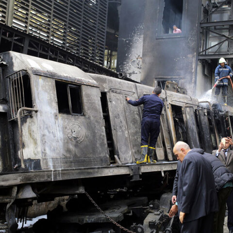 Σιδηροδρομική τραγωδία στο Κάιρο