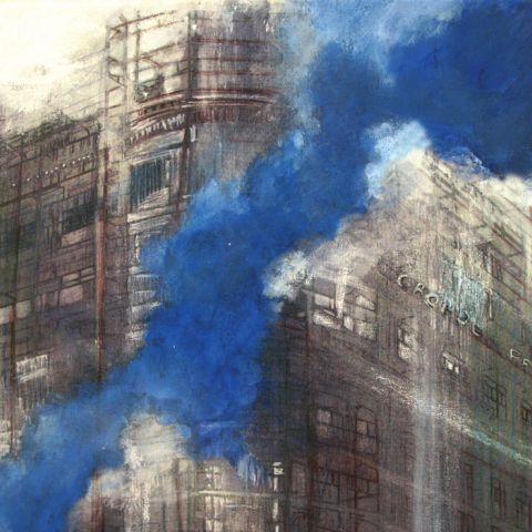 Χαρά Παρθένη με θέμα το κτίριο του Acropol- Palace