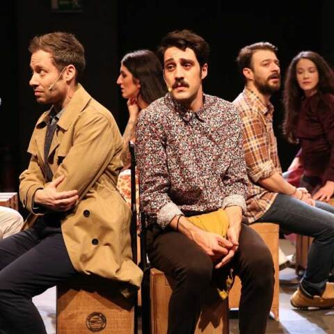 «Απλή μετάβαση» των Καραμουρατίδη - Ευαγγελάτου στο Εθνικό Θέατρο © Γιάννης Μπουρνιάς