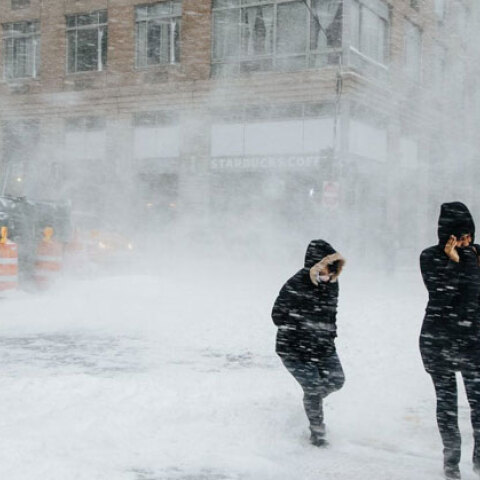 Νέα Υόρκη -  Χιονοθύελλα