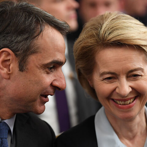 Ούρσουλα Ντερ Λάιεν Κυριάκος Μητσοτάκης 