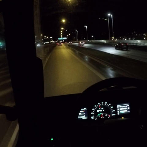 Οδηγός φορτηγού στην Εθνική Οδό