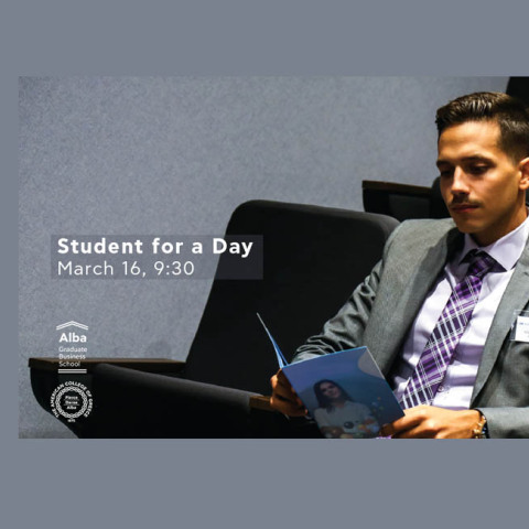 Student for a Day: για τους μελλοντικούς φοιτητές του Alba