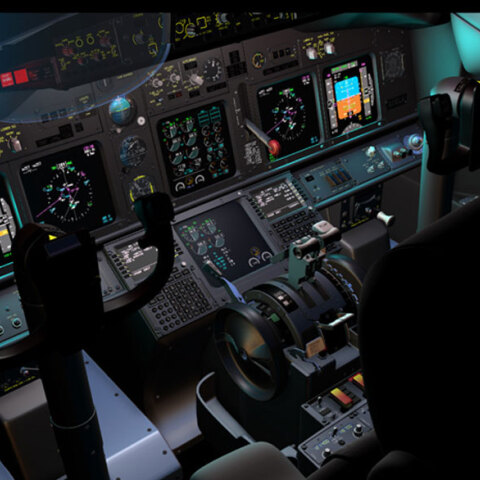 Κόκπιτ αεροπλάνου Boeing