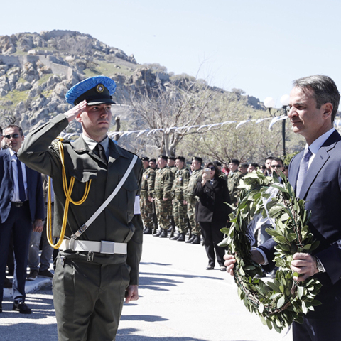 Στη Λήμνο ο Μητσοτάκης