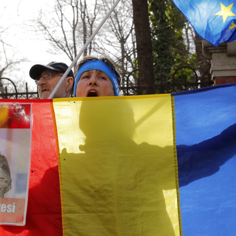 Διαδήλωση στη Ρουμανία