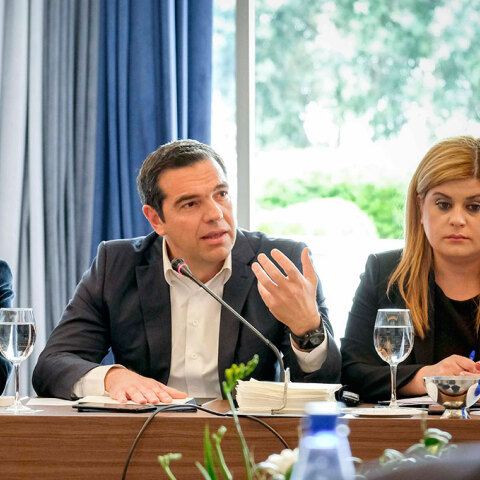 Ελευθερία Χατζηγεωργίου, Αλέξης Τσίπρας