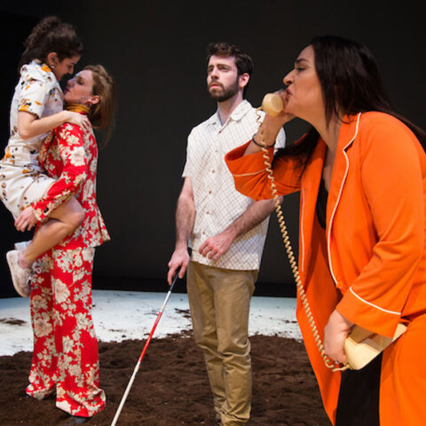 «Τα μάτια» του Πάμπλο Μεσίες στο θέατρο του Νέου Κόσμου © Domniki Mitropoulou