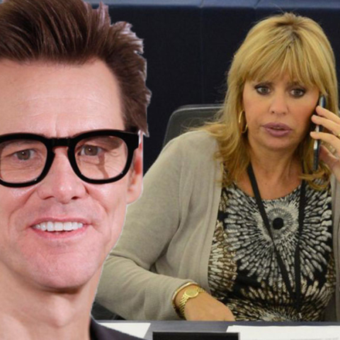 Τζιμ Κάρεϊ - Αλεσάντρα Μουσολίνι