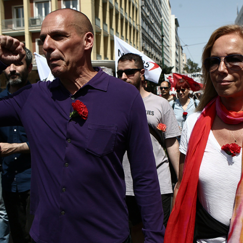 Γιάνης Βαρουφάκης, Δανάη Στράτου