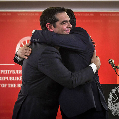 Αλέξης Τσίπρας και Ζόραν Ζάεφ