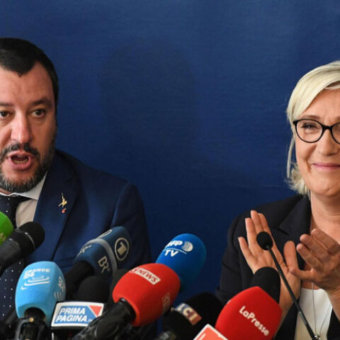 Ματέο Σαλβίνι  - Μαρίν Λεπέν