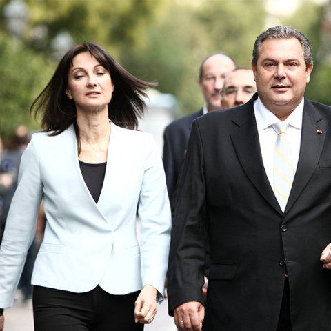 Πάνος Καμμένος-Έλενα Κουντουρά