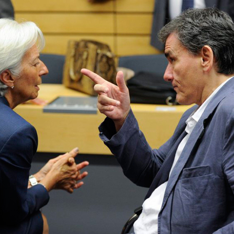 Κριστίν Λαγκάρντ, Ευκλείδης Τσακαλώτος