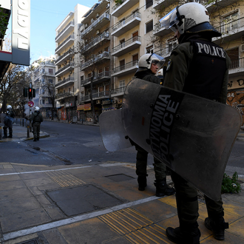 Εξάρχεια, Αστυνομία