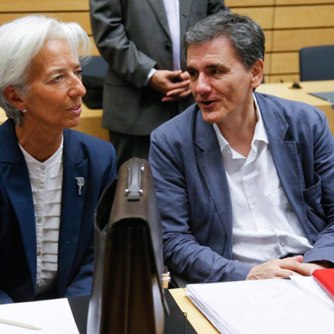 Κριστίν Λαγκάρντ, Ευκλείδης Τσακαλώτος